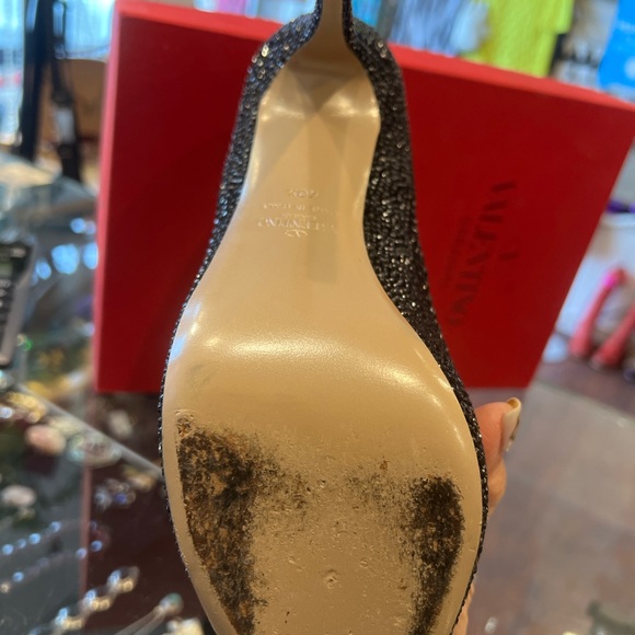 Peep toe Beaded Heels - Picture 4 of 5